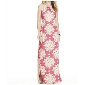 Robe Target Vineyard Vines - Blanc, V-neck Mi-longe à Volants Et Poches - Taille S